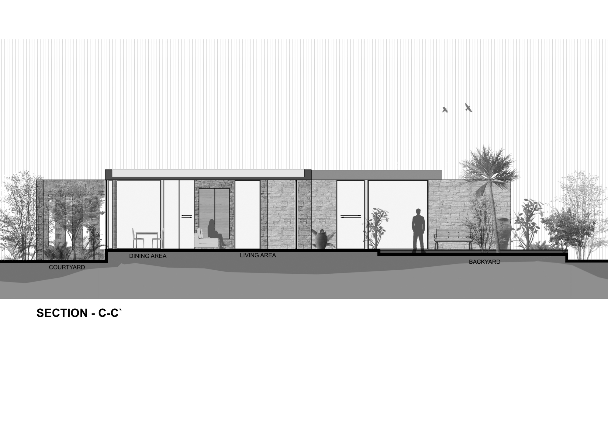 Gallery of Rock House / The Grid Architects 25